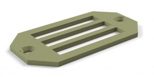 Проставка СТЭФ в ИПЭ, 190-02 (3 отв., 83х13) Проставка СТЭФ в ИПЭ, 190-02 (3 отв., 83х13)